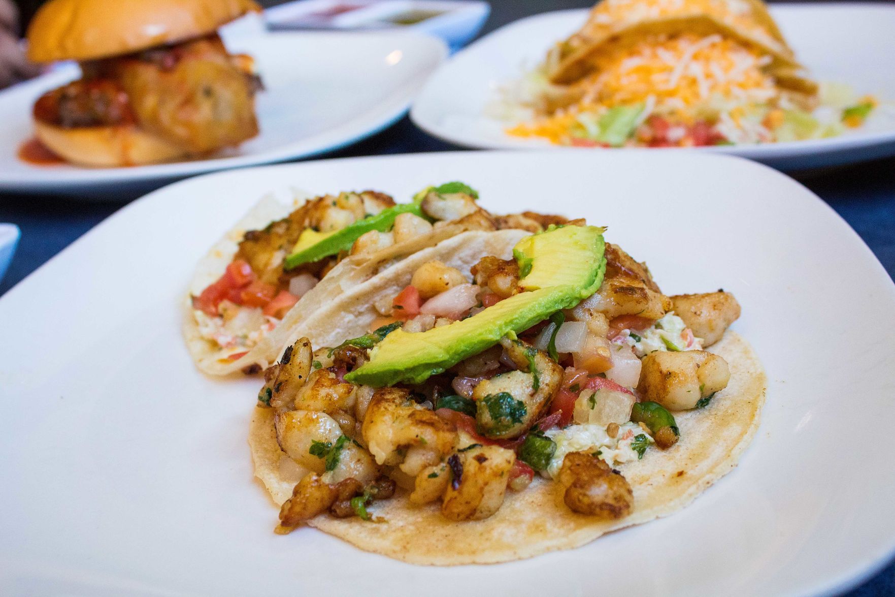 Papa Loco's fish tacos